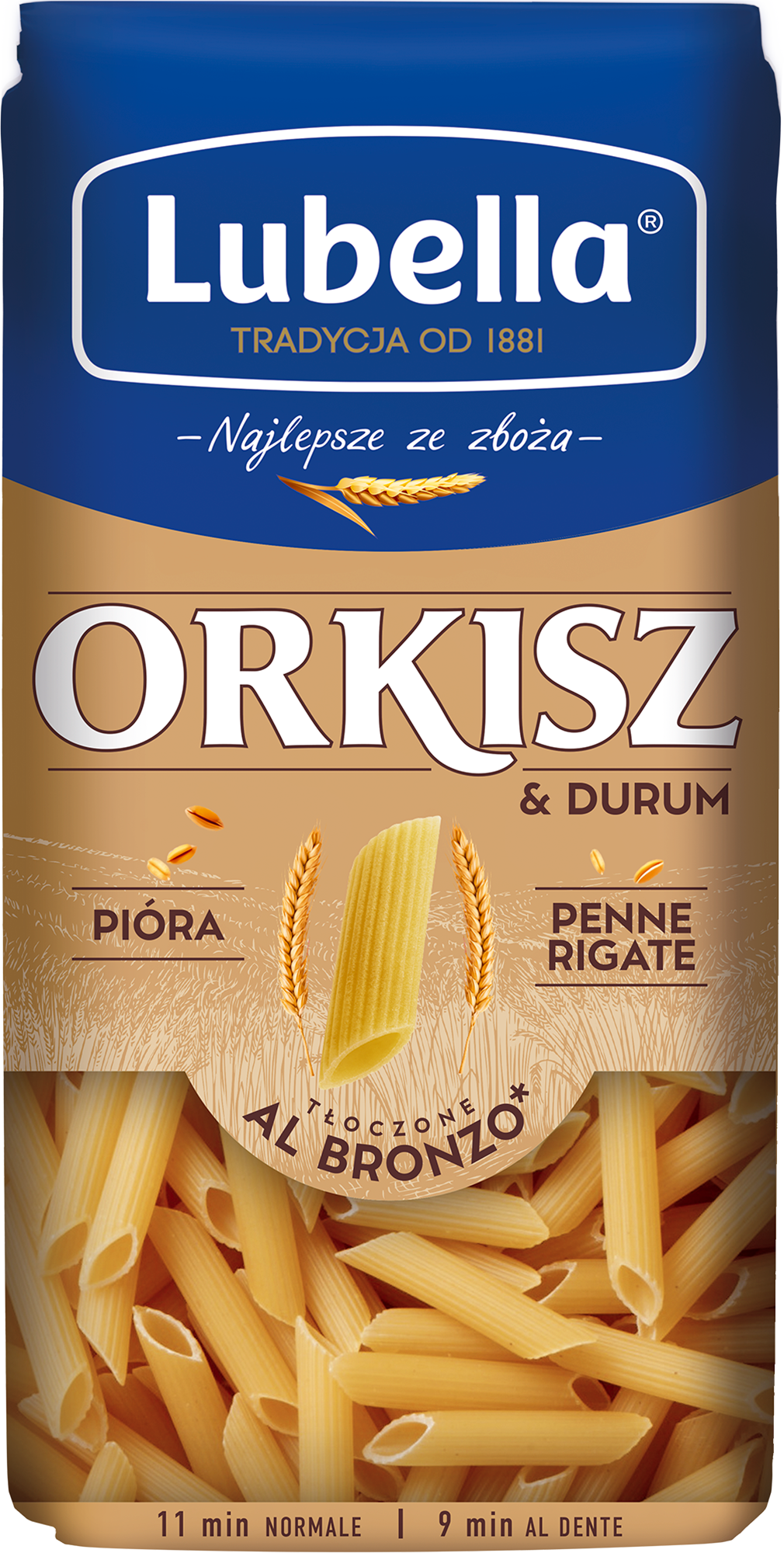 Lubella Orkisz Makaron Pióra 400G