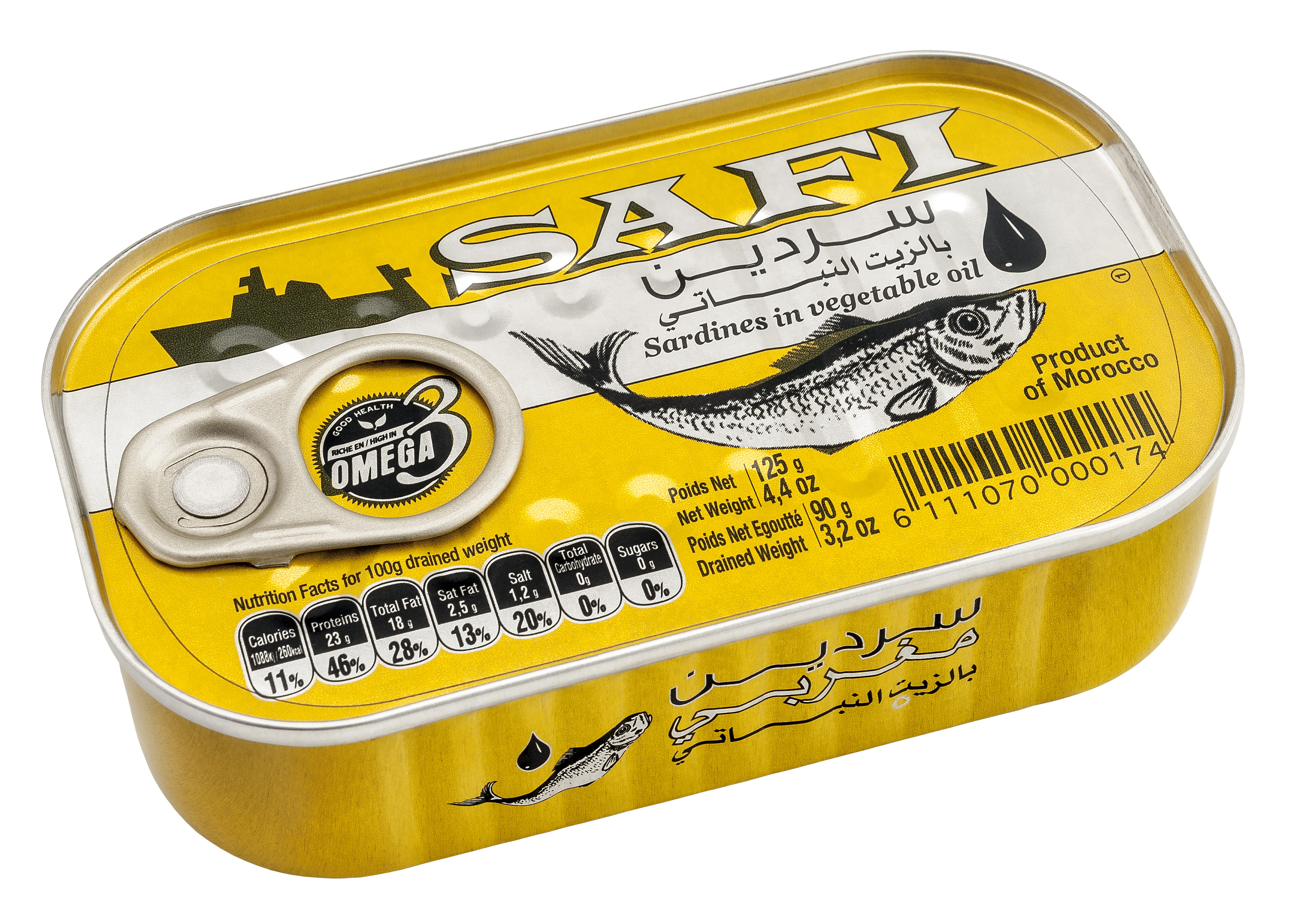 Safi Sardynki W Oleju 125 G