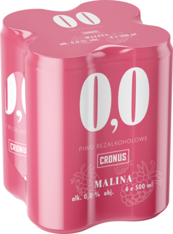 Cronus Piwo malina bezalkoholowe 4x500 ml