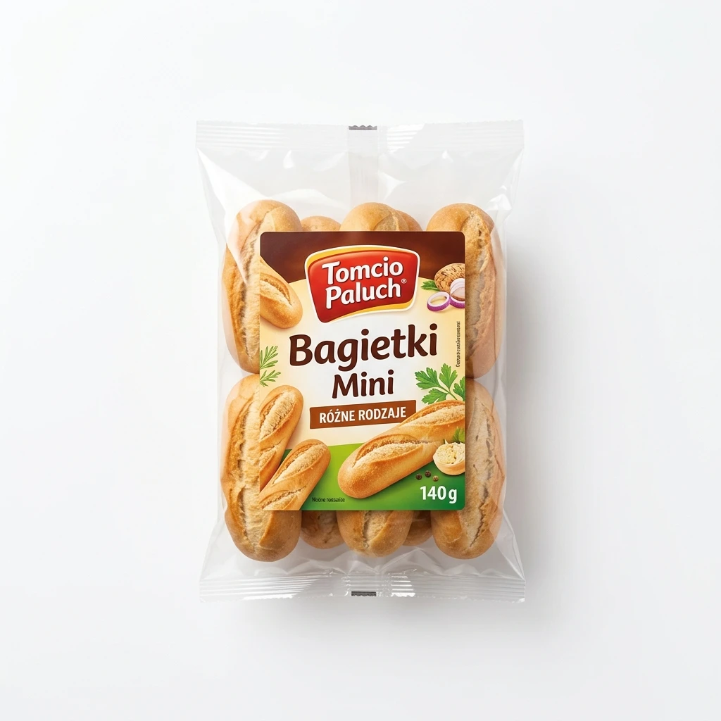 Bagietki Mini Tomcio Paluch, różne rodzaje