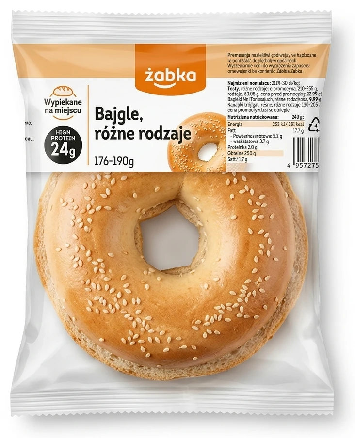 Bajgle, różne rodzaje