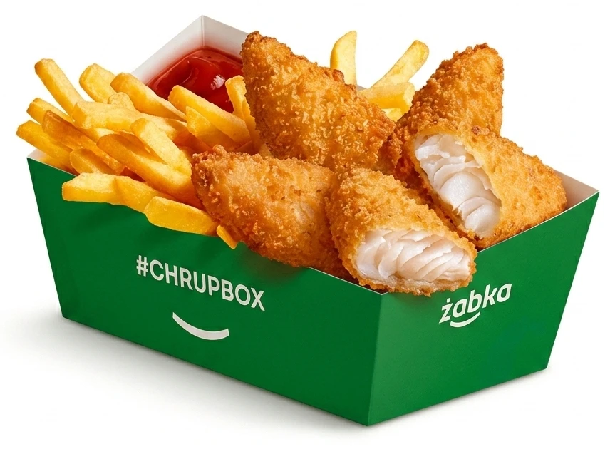 Chrupbox fileciki rybne z frytkami