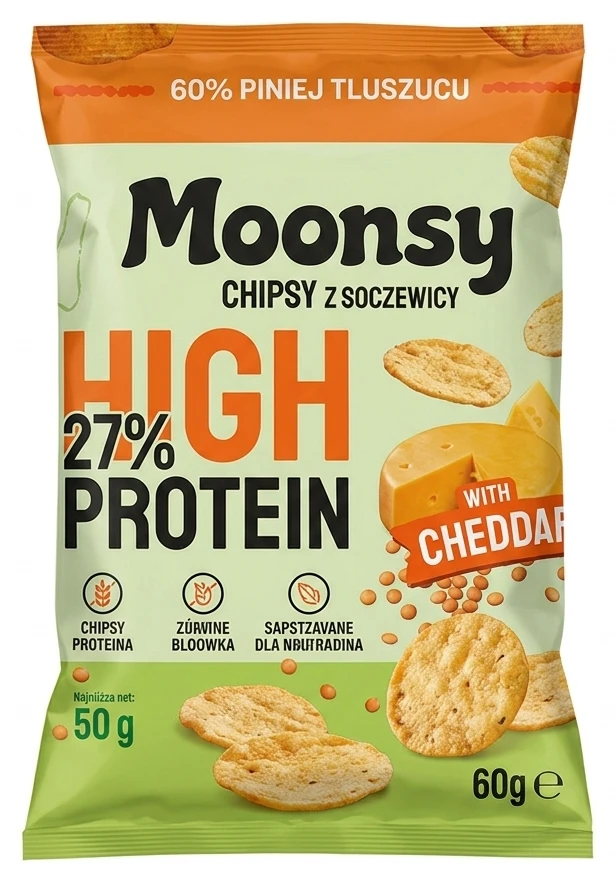 Chipsy z soczewicy Moonsy