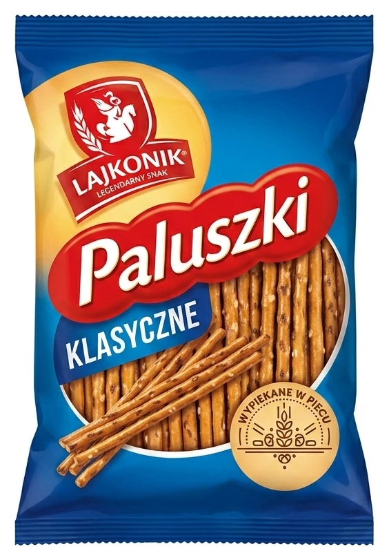 Paluszki, Talarki, Precelki, Krakersy Lajkonik