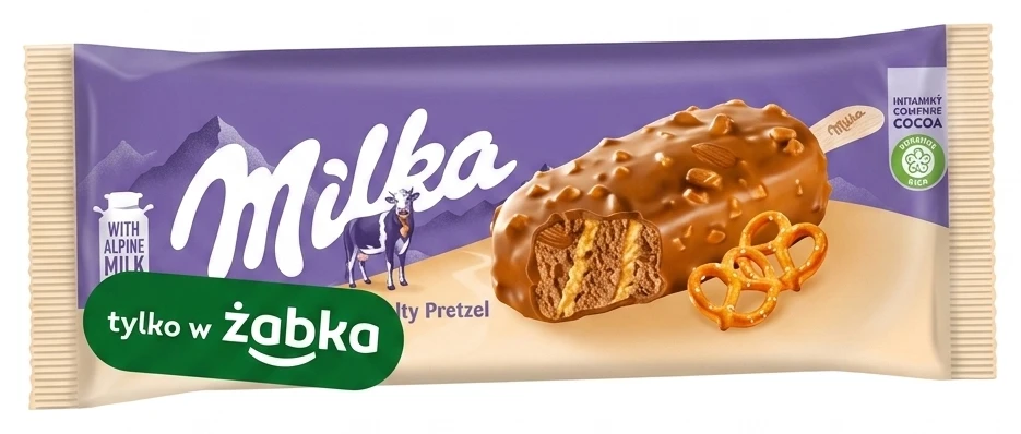 Lody Milka lub Oreo