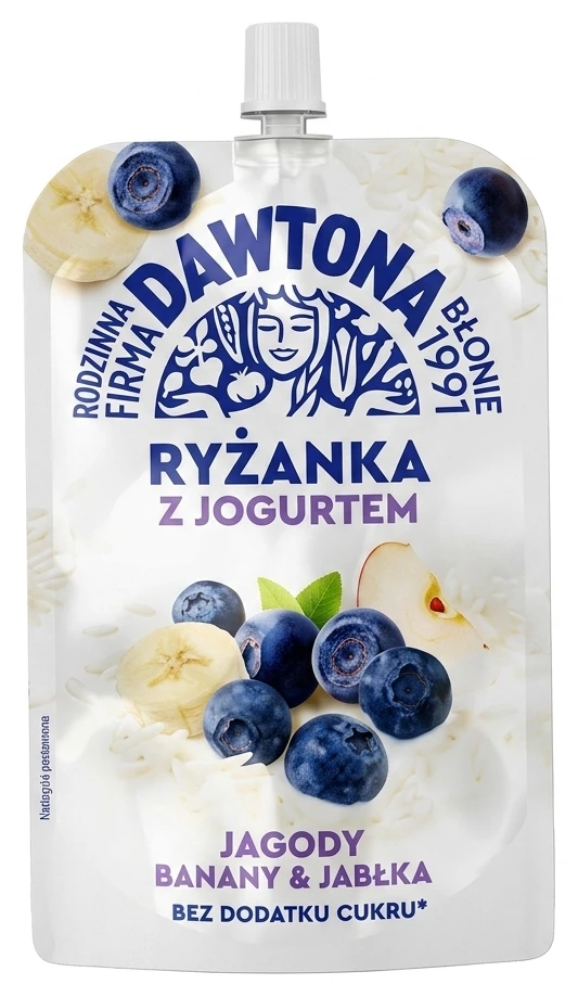 Mus Dawtona Ryżanka z jogurtem