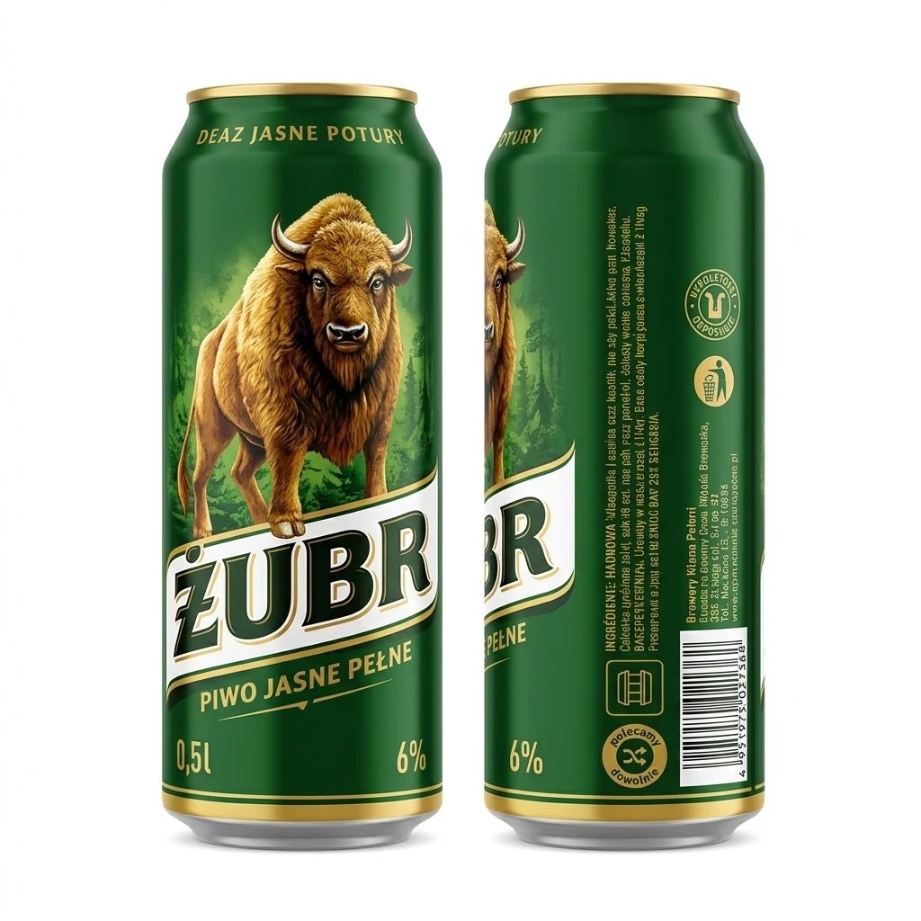 Piwo Żubr 0,5l 6% puszka