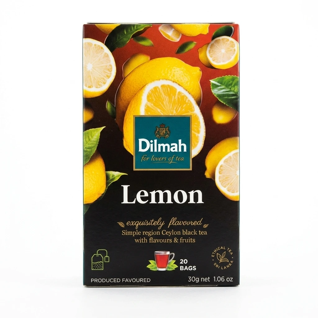 Herbata czarna arom. cytryna Dilmah 20x1,25g