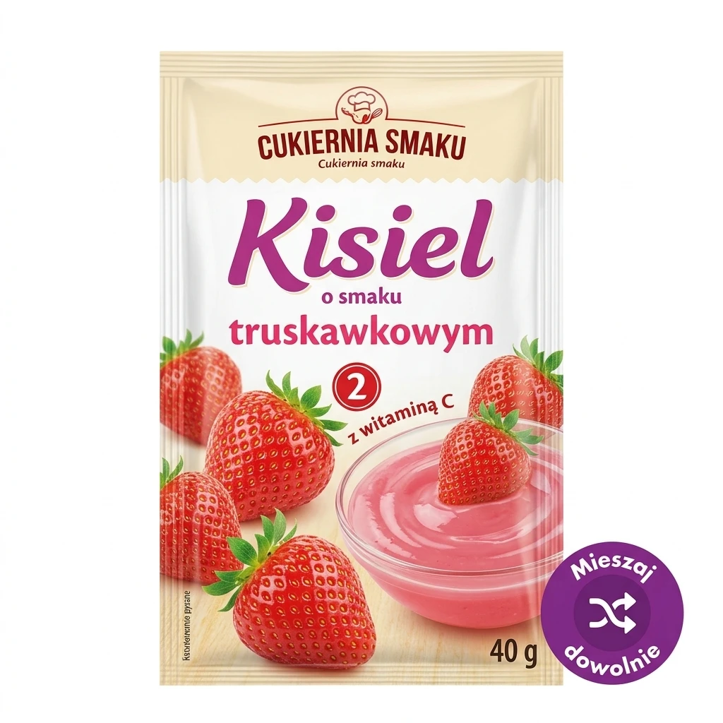 Kisiel truskawkowy Cukiernia Smaku 40g