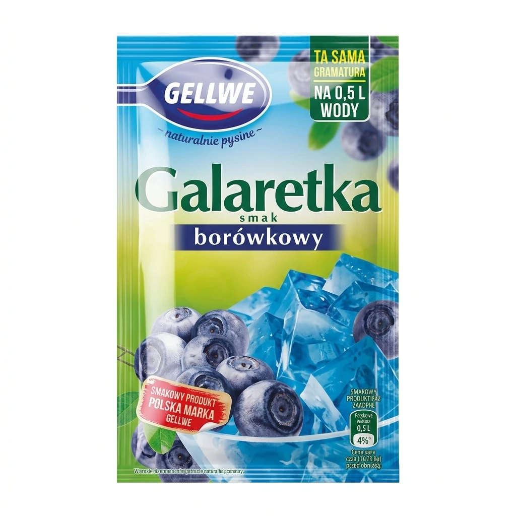 Galaretka borówkowa Gellwe 72g