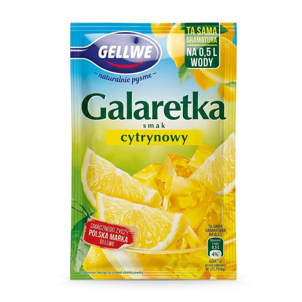 Galaretka cytrynowa Gellwe 72g