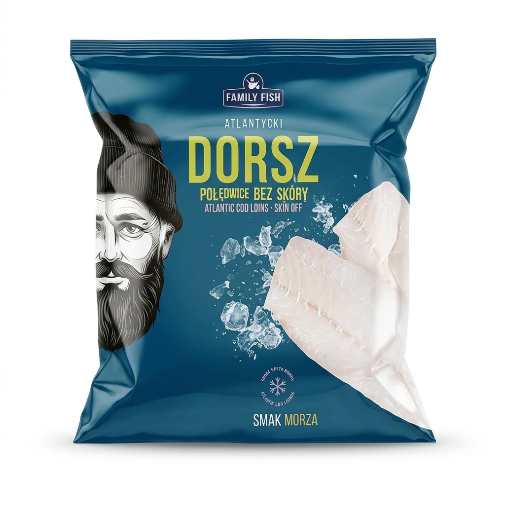 Polędwice z dorsza atlantycki Family Fish 540/450g