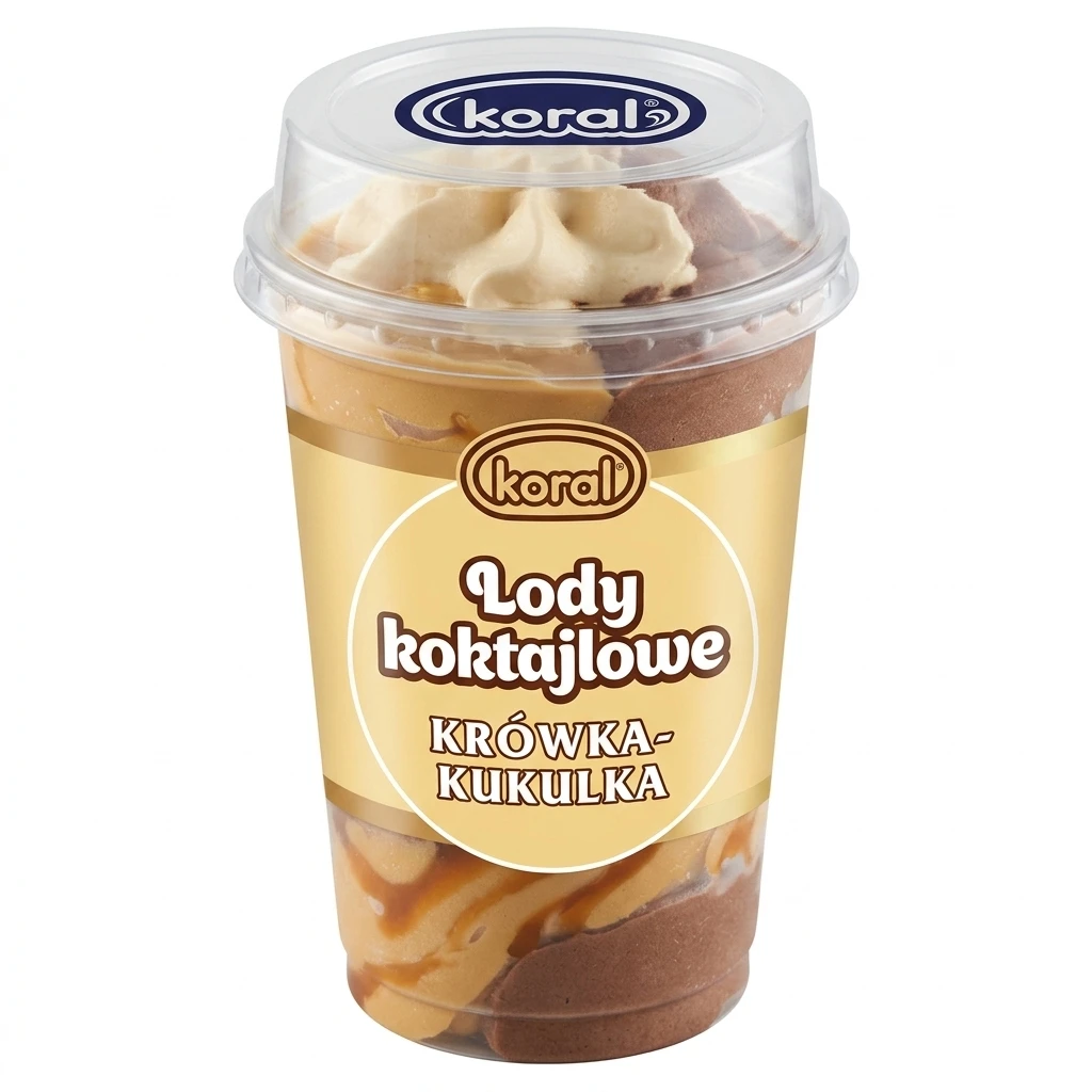 Lody kubek koktajlowe Koral 220ml mix