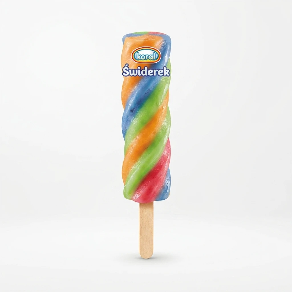 Lody na patyku Świderek Koral 80ml mix