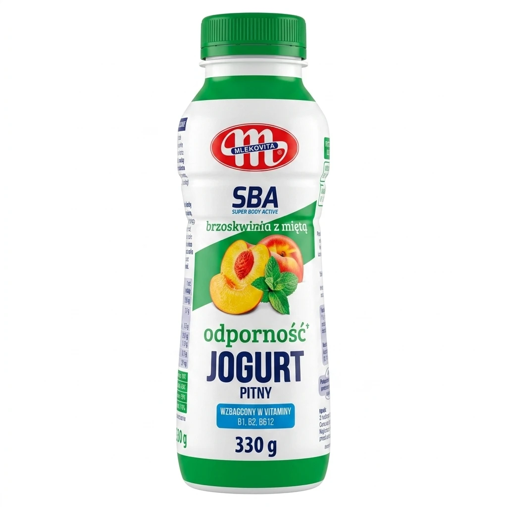 Jogurt pitny odporność brzo mię SBA Mlekovita 330g
