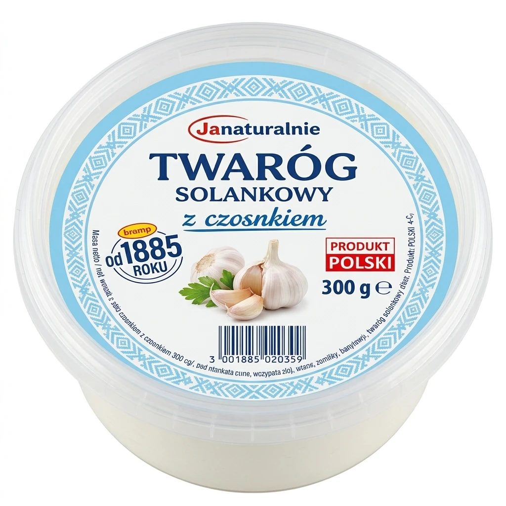 Twaróg solankowy z czos/susz pom OSM Jana 300g mix