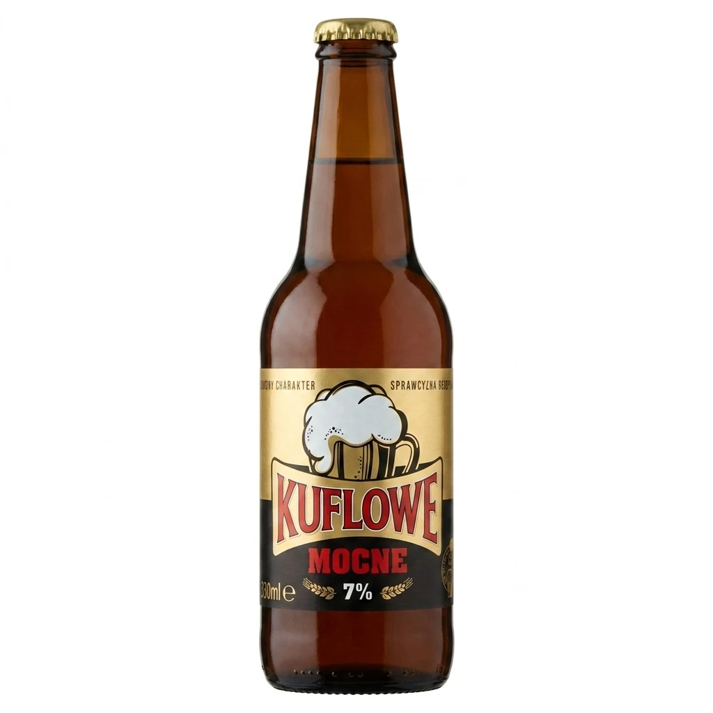 Piwo Kuflowe mocne 330ml 7% but. bzzw.