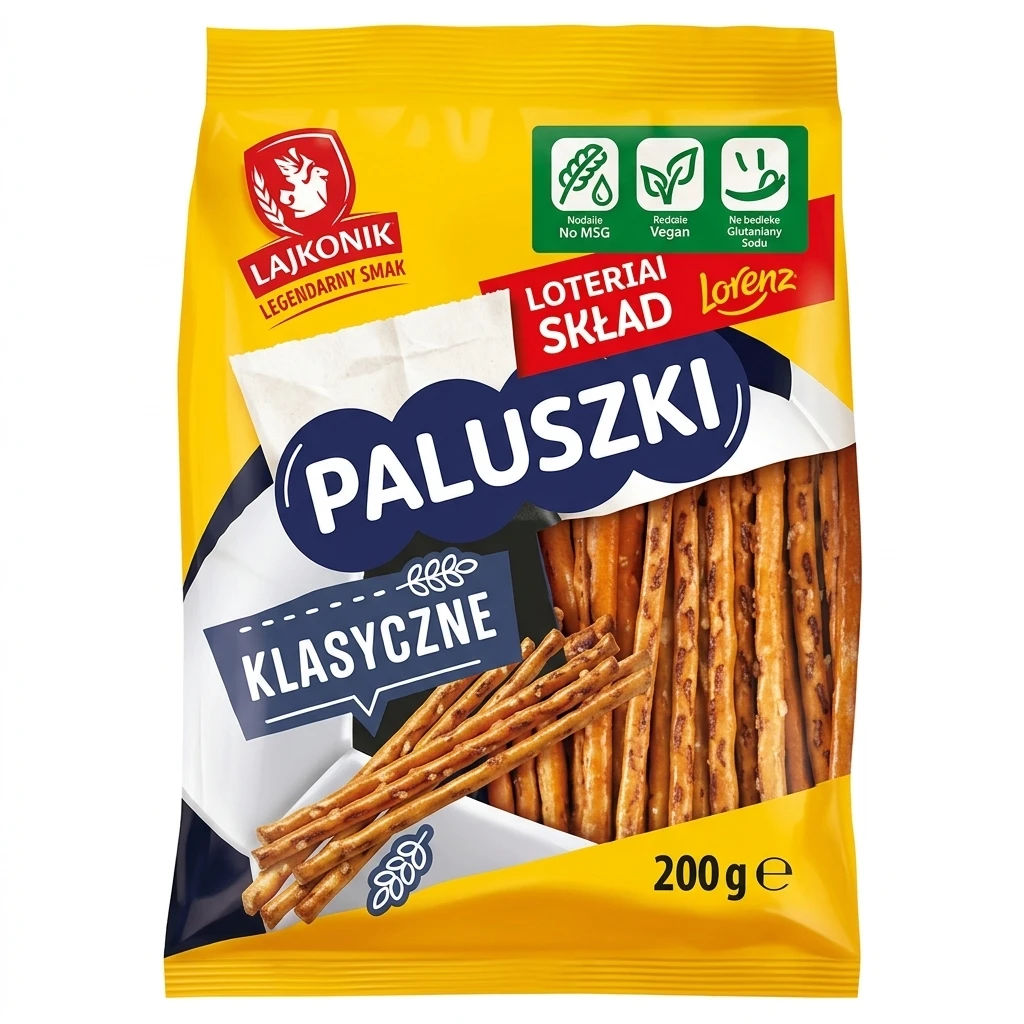 Paluszki słone Lajkonik 200g