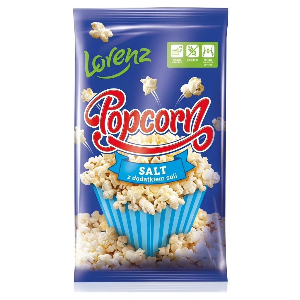 Popcorn do mikrofali solony Lorenz 90g