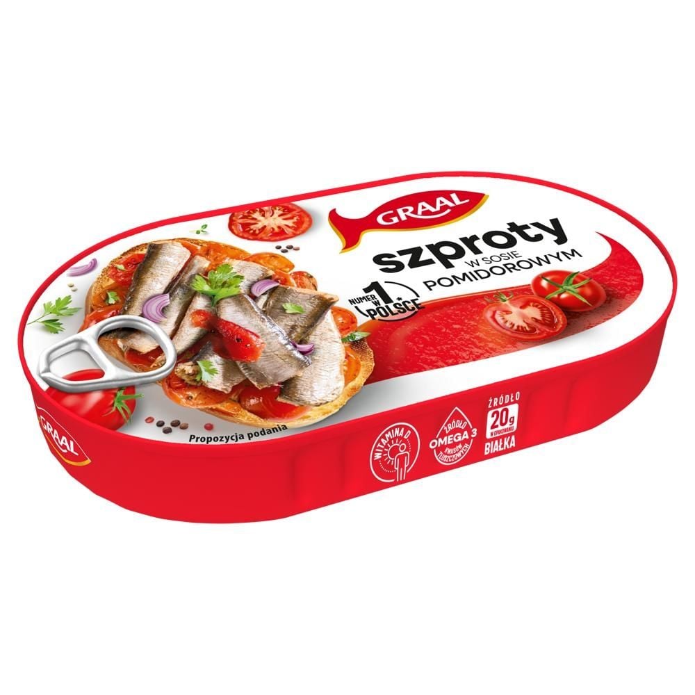 Graal Szproty w sosie pomidorowym 170 g