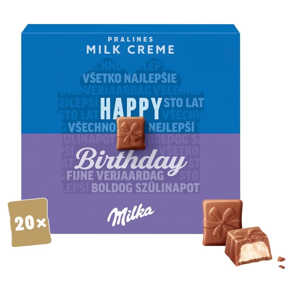 Milka Czekoladki mleczne z nadzieniem mlecznym 110 g