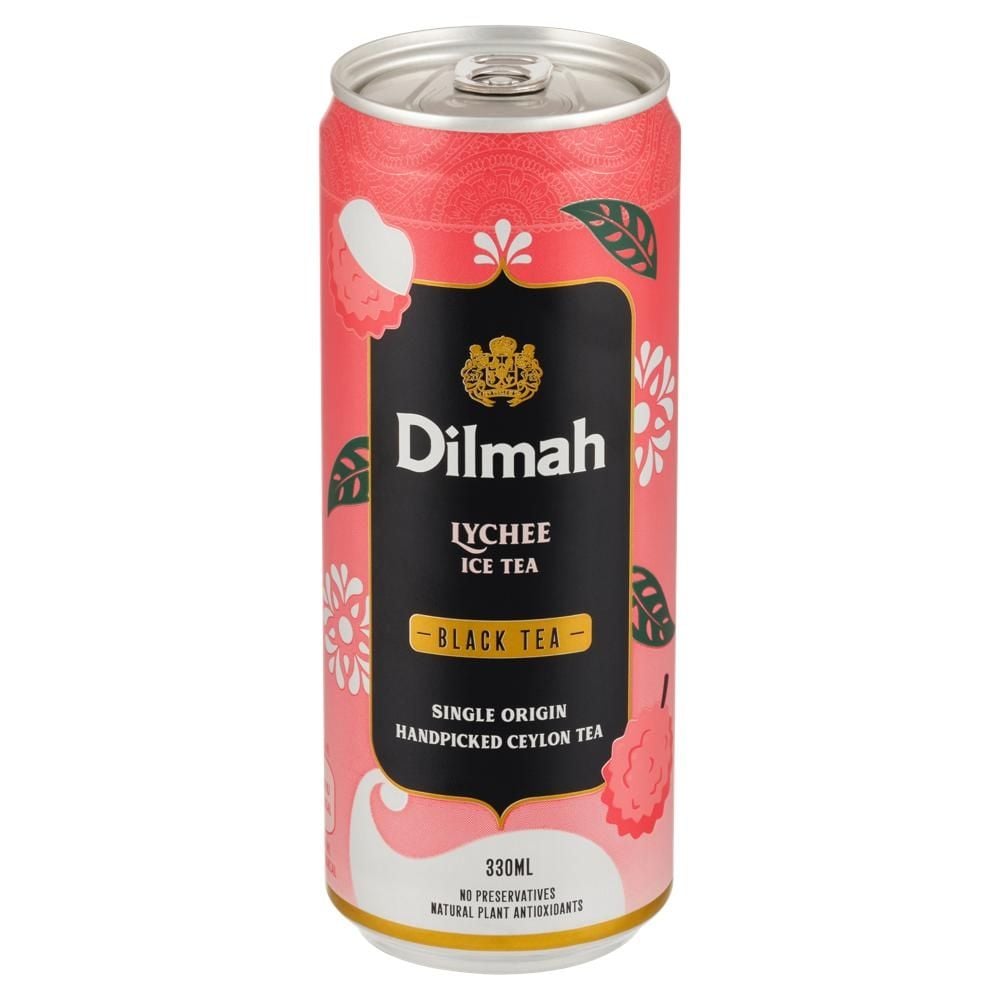 Dilmah Napój herbaciany o smaku liczi z ekstraktem czarnej herbaty 330 ml