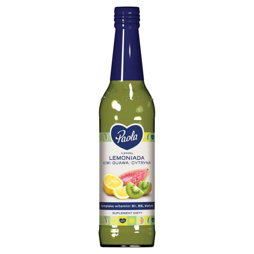 Paola Produkt o smaku lemoniada kiwi guawa cytryna 430 ml
