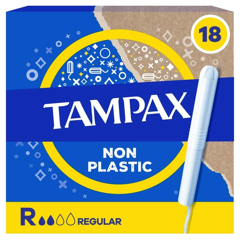 Tampax Regular Tampony z aplikatorem kartonowym, 18 sztuk