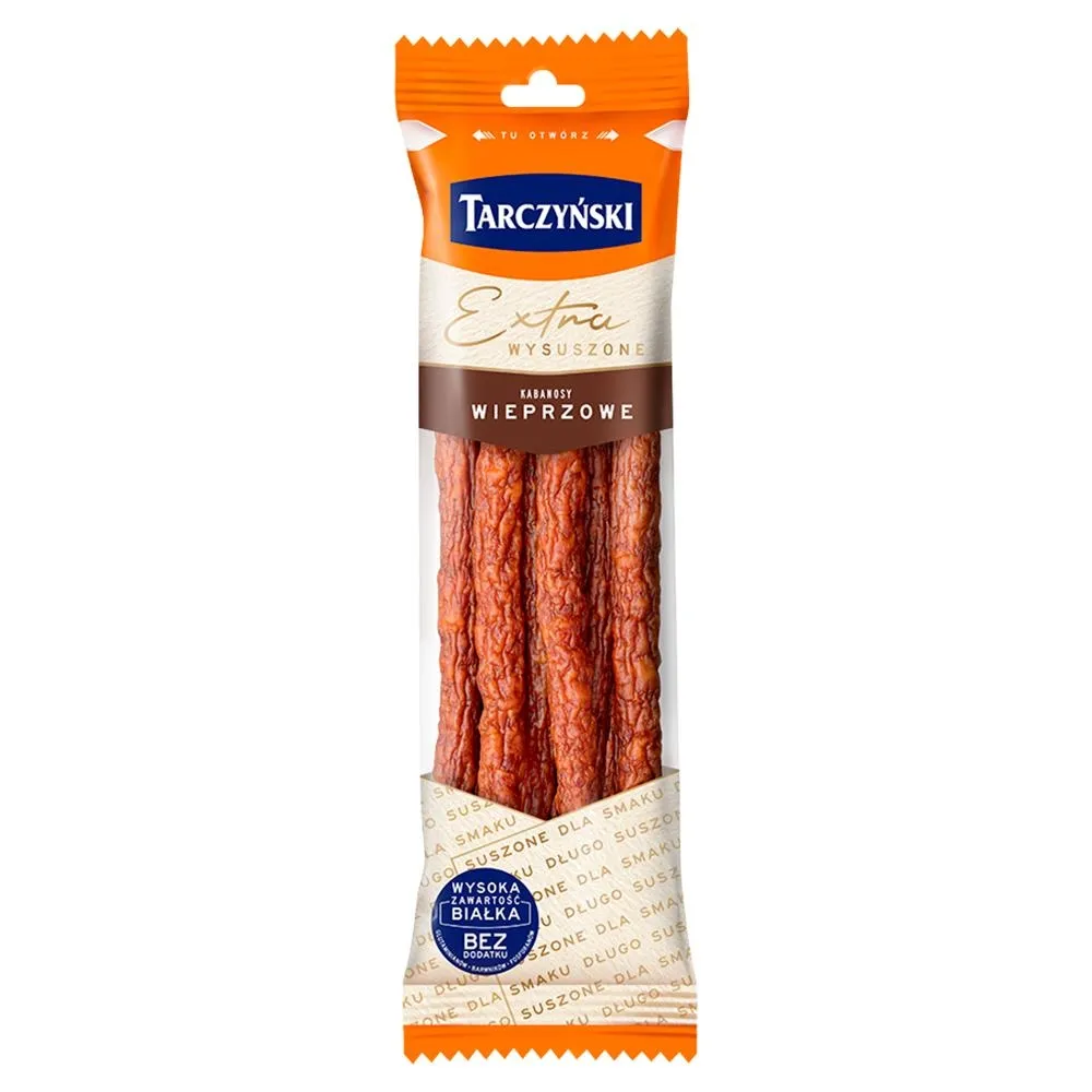 Tarczyński Kabanosy wieprzowe extra wysuszone 130 g