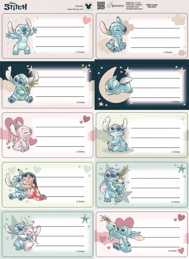 Naklejki Na Zeszyty Stitch