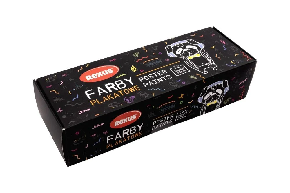FARBY PLAKATOWE 12kol. 20ml