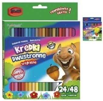Bambino Kredki dwustronne 24szt - 48 kolorów MB4