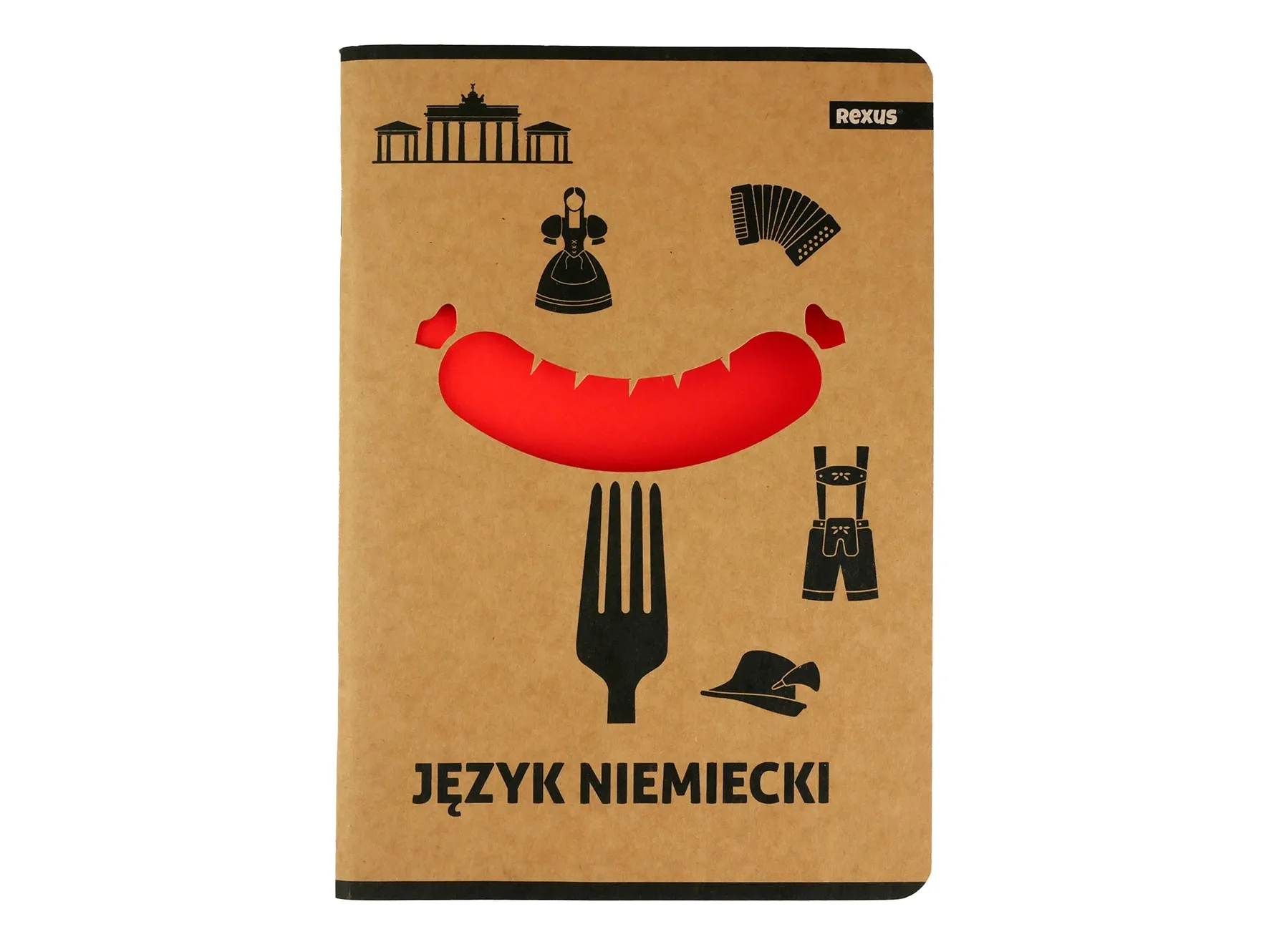 Zeszyt J. Niemiecki A5/58K Kraft