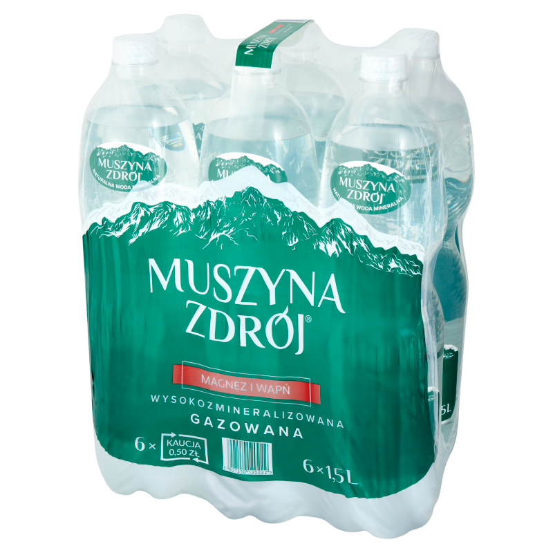 Woda wysokozmineralizowana gazowana