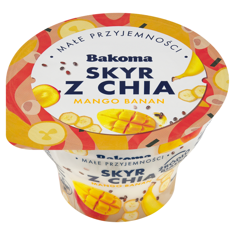 Skyr Jogurt typu islandzkiego z chia o smaku mango banan