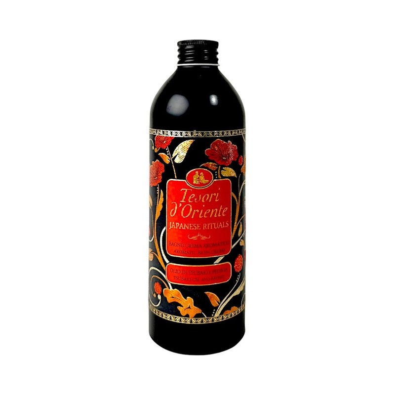 Kremowy płyn do kąpieli Japanese Rituals Olej Tsubaki i Peonia Tesori d'Oriente 500 ml