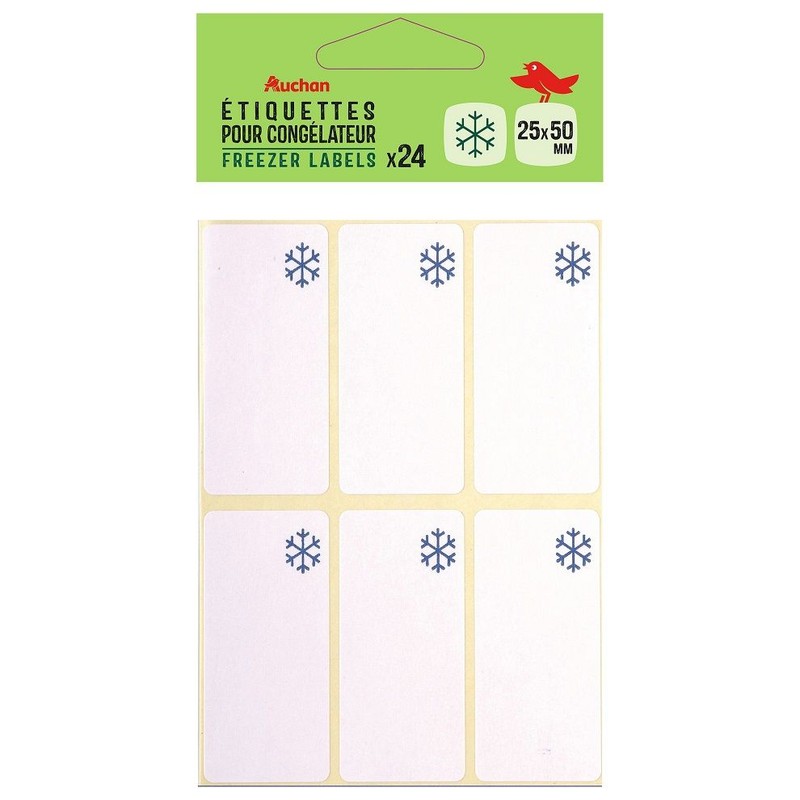 Najlejki 50x25 mm Auchan 24 sztuki