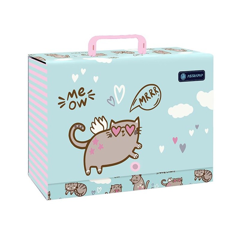 Teczka z rączką Astrapap Meow XL 9 cm ASTRA 1 sztuka