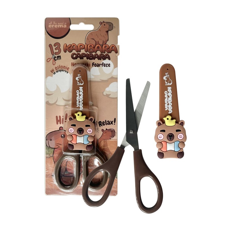 Nożyczki 13 cm Kapibara Erema 1 sztuka