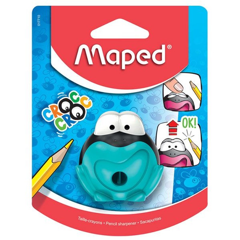 Temperówka Croc Croc Signal 1 otwór mix kolorów Maped 1 sztuka