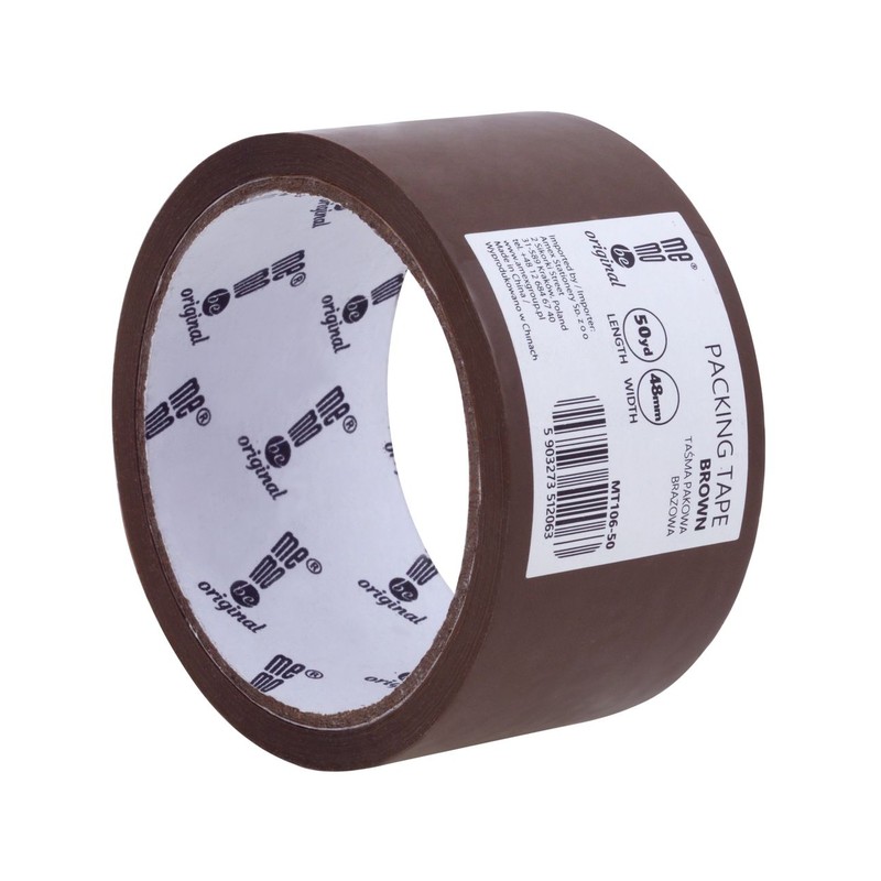 Taśma pakowa 48mm x 50yd brązowa MemoBe 1 sztuka