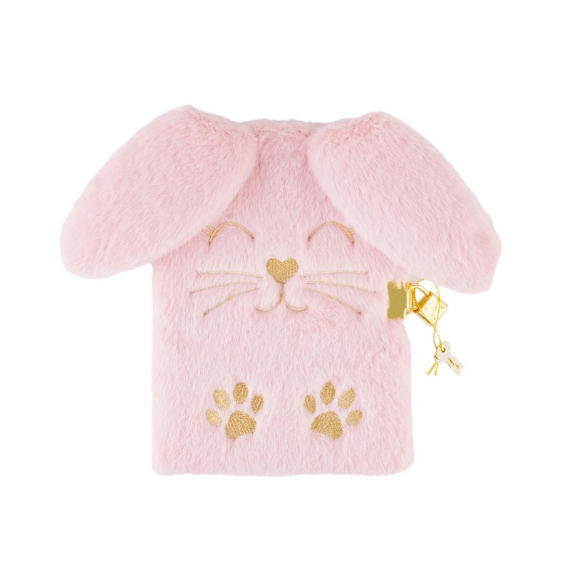 Pamiętnik z kłódką Astrapap Fluffy Bunny A5 80k ASTRA 1 sztuka