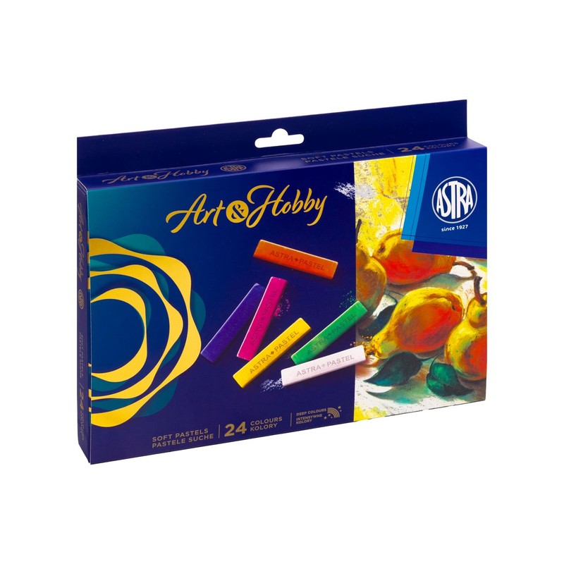Pastele suche Art&Hobby 24 kolory ASTRA 24 sztuki