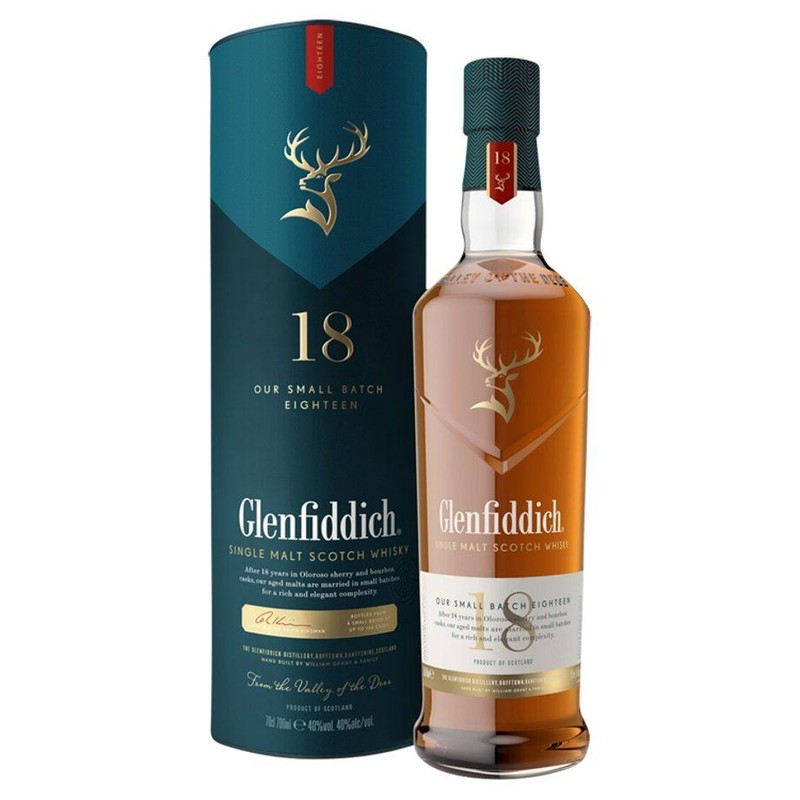 Szkocka whisky 18 letnia alk. 40% obj. Glenfiddich 700 ml