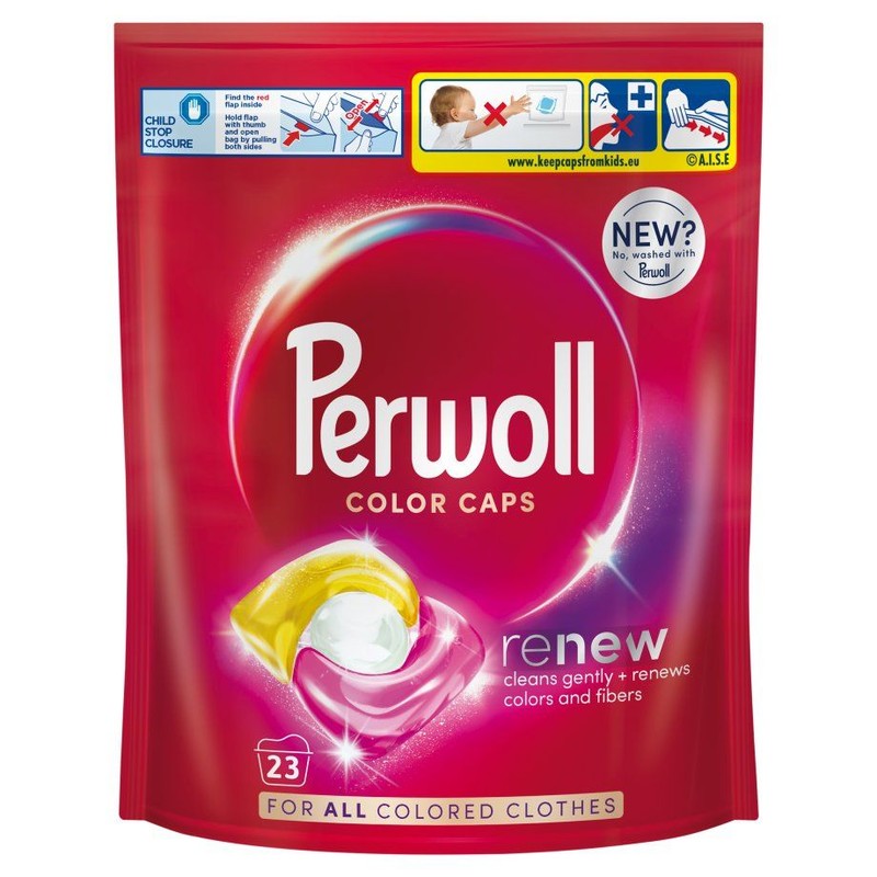 Kapsułki do prania kolorów Perwoll 23 sztuki