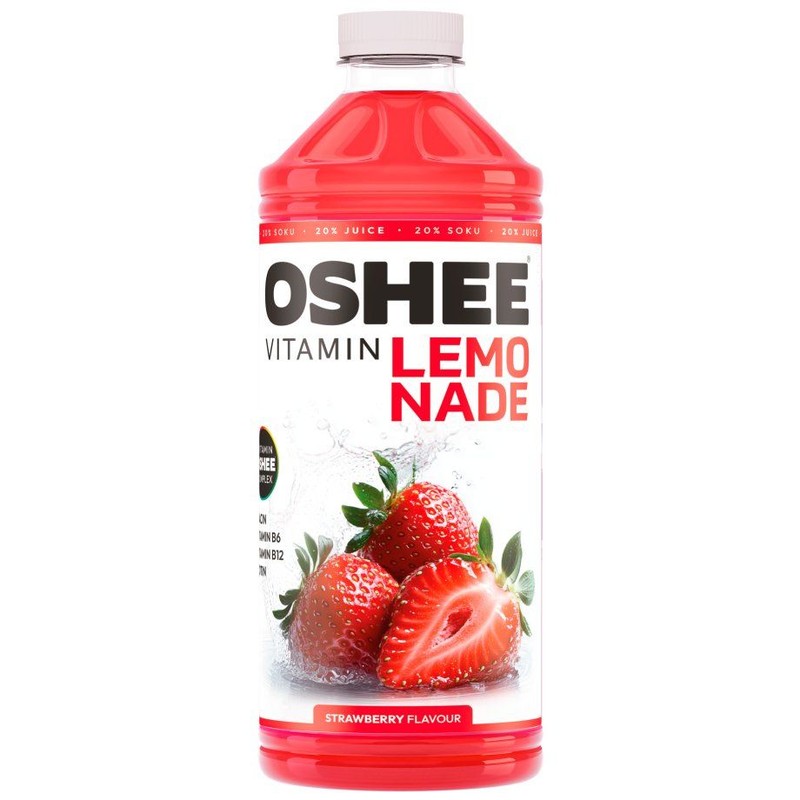 Napój niegazowany o smaku truskawkowym  Oshee 1,1 l