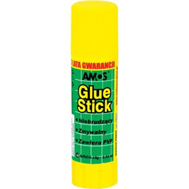Klej w sztyfcie 15 g Amos 1 sztuka