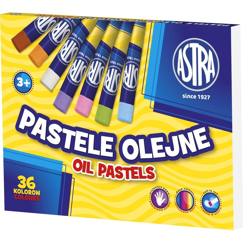 Pastele olejne 36 kolorów ASTRA 36 sztuk