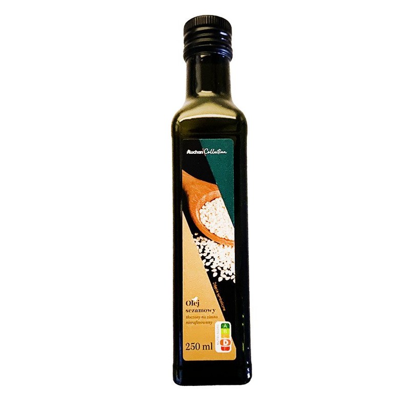 Olej sezamowy nierafinowany Auchan Collection  250 ml