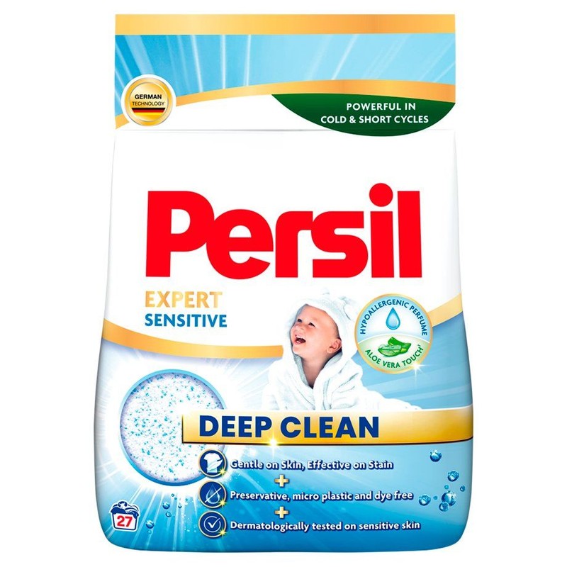 Proszek do prania białych tkanin Expert sensitive 27 prań Persil 1.485 kg